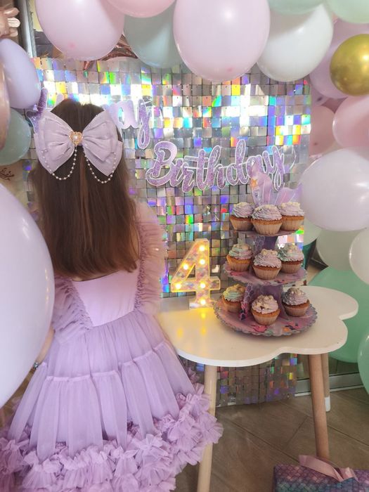 Оренда сукні на дівчинку/ прокат / сукня святкова пишна фіолетова