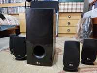 5 colunas e subwoofer LG