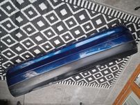 Bumper Zderzak z plastikami, tył Renault Clio 2 kolor granatowy ted44