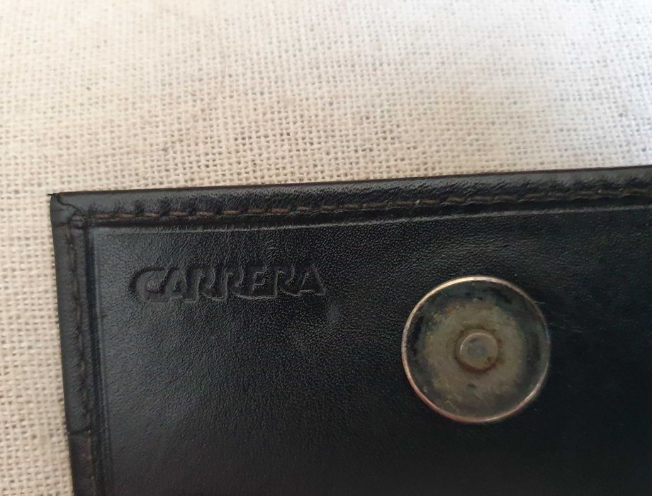 Belíssima Bolsa em pele vintage, para óculos Carrera ou Porta canetas