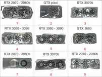 Кожух корпус відеокарти радіатор охолодження RTX GTX RX Nvidia Radeon