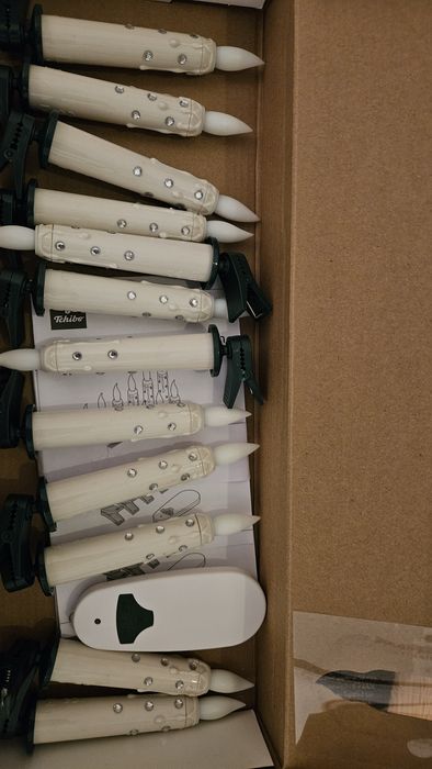 Światełka  na choinkę do wew.i na zewnątrz Tchibo pilot baterie 12 szt