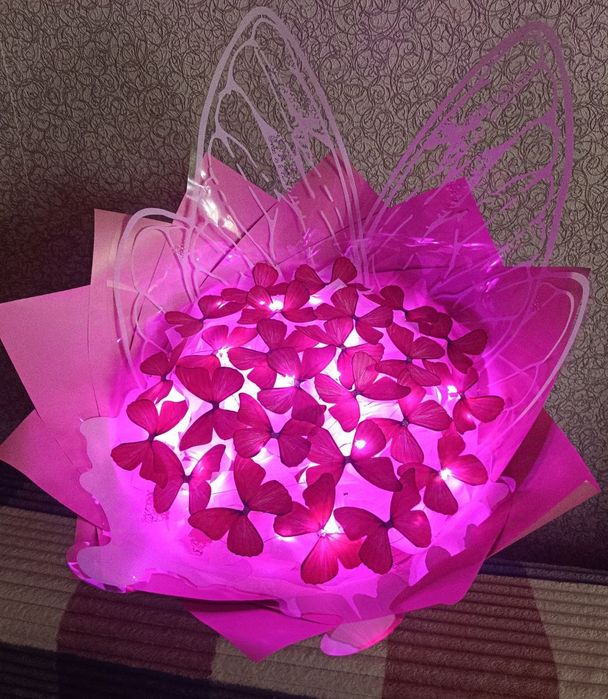 Букети с бабочек / букети з метеликів