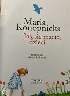 Maria Konopnicka wiersze