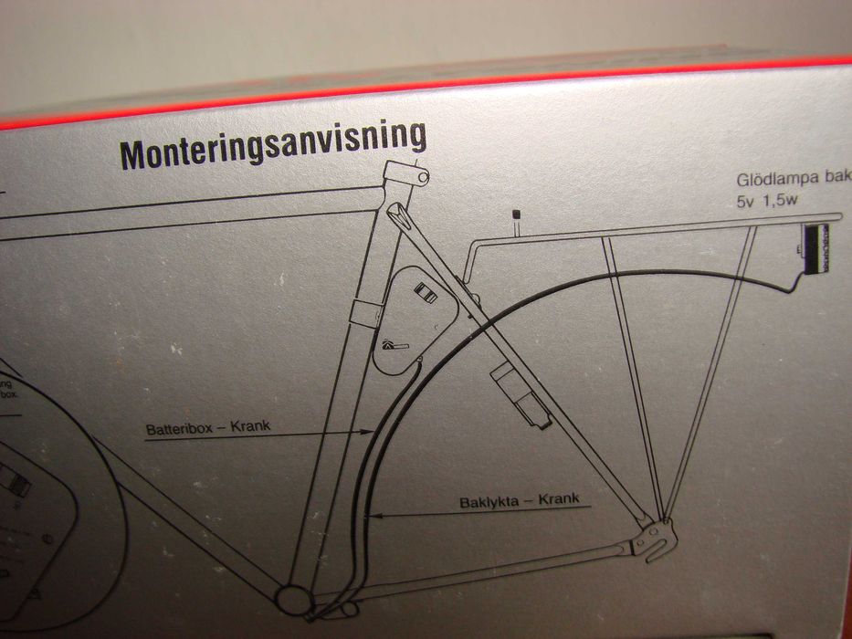 SANYO japońska lampka rowerowa