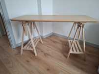 Biurko ikea bambus