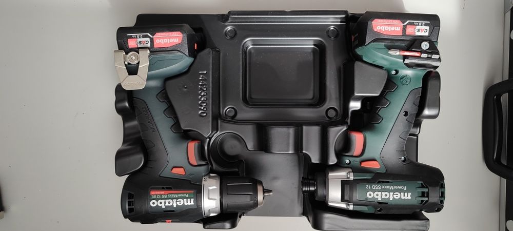 Wkład do walizki/organizera Metabo METABOX 2x Wkrętarka BS/SB 12V