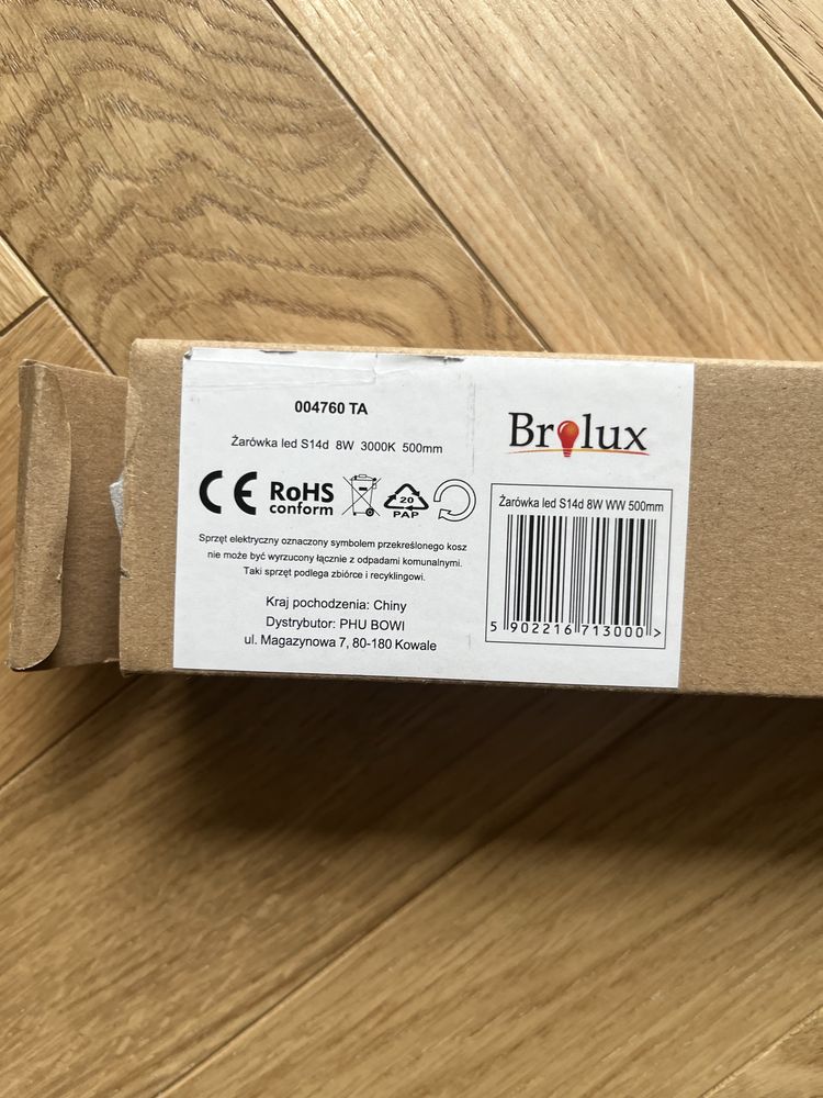 Żarówka led S14d 8W 3000K 500mm