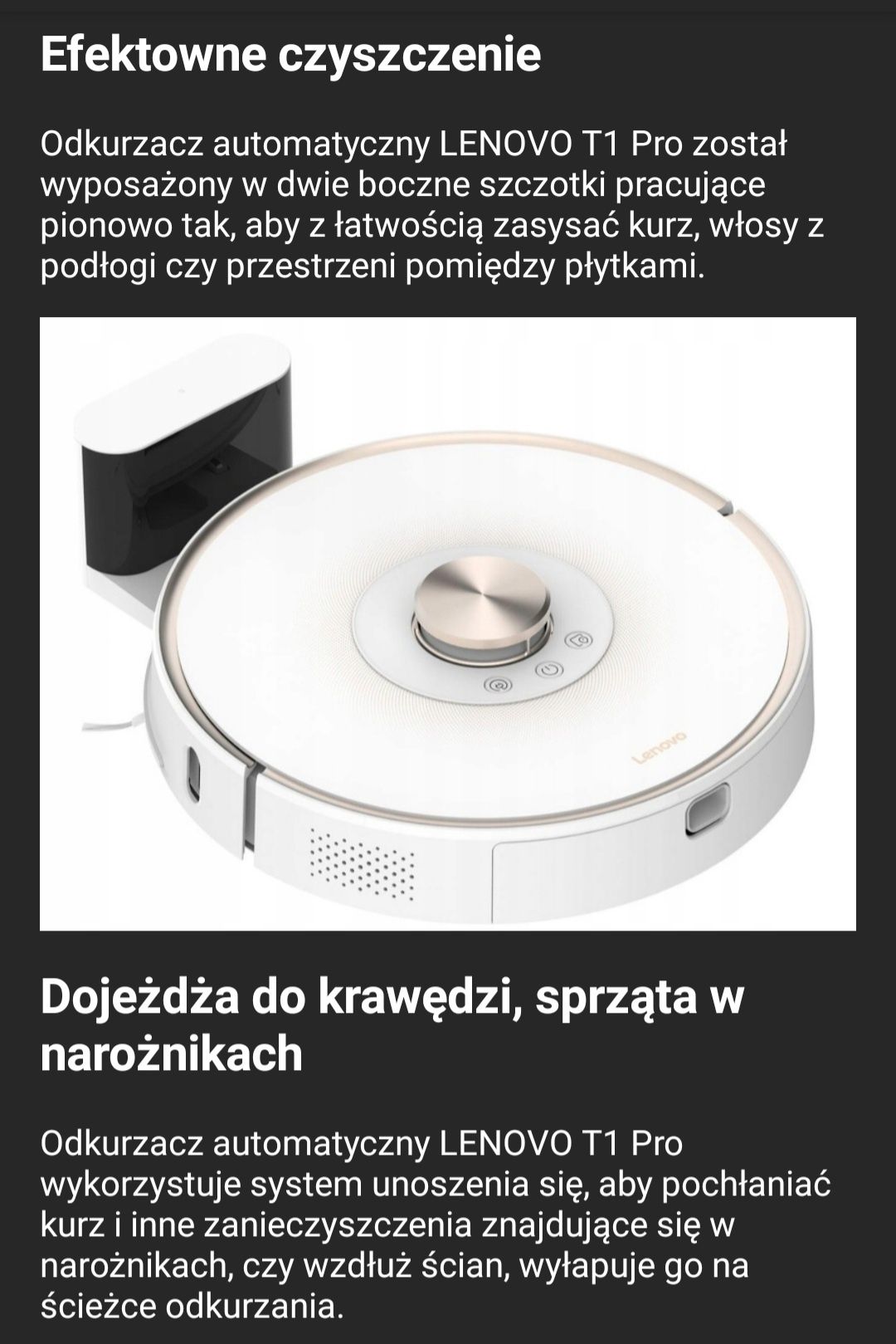 Robot sprzątający LENOVO