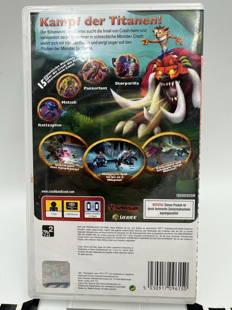 Crash of the Titans PSP Gwarancja