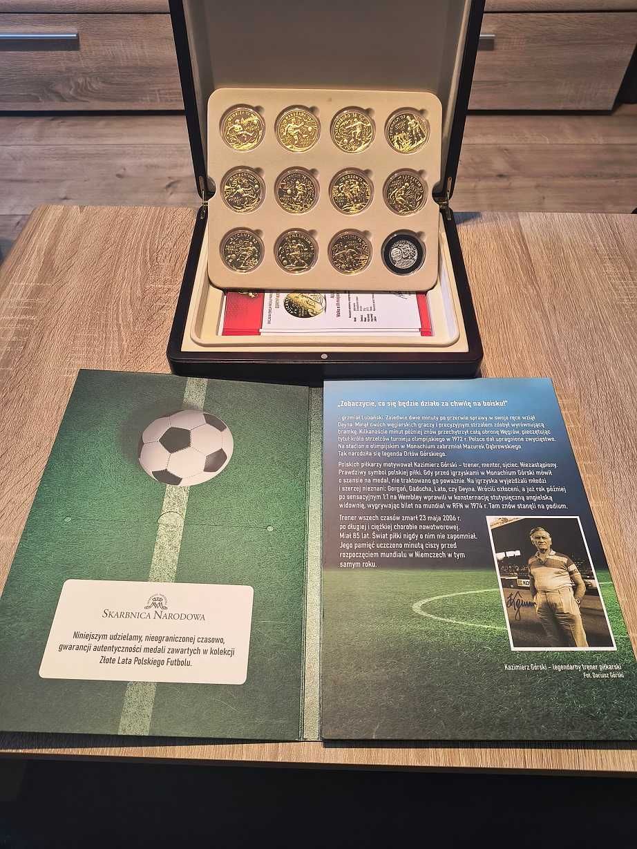 Kolekcja numizmaty medale Złote Lata Polskiego Futbolu Skarbnica