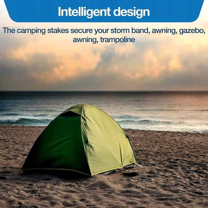 Śledzie ŚLEDŹ SZPILKA do NAMIOTU na KEMPING. 10 szt. Solidne ze STALI