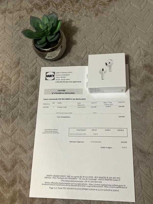 słuchawkiAppleairpods4zA-N-C- NOWE z gwarancją-do iOSi iPad