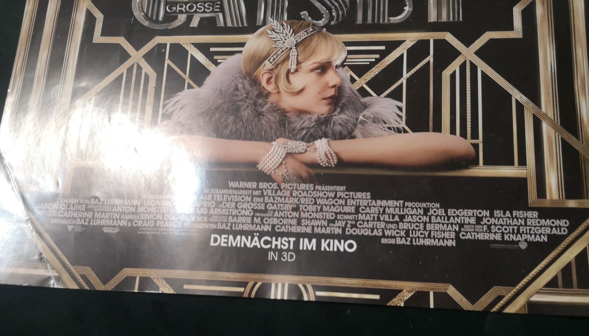 Plakat kinowy filmowy Gatsby wysyłka