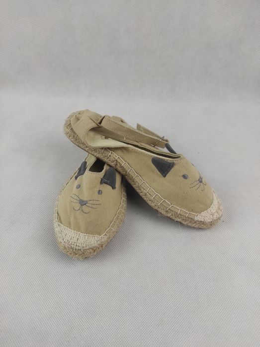 NOWE Dziewczęce sandały espadryle kotki rozmiar 33