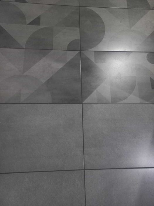 Серая Матовая Плитка на пол и стены Кендал У12650 30,7х60,7 см