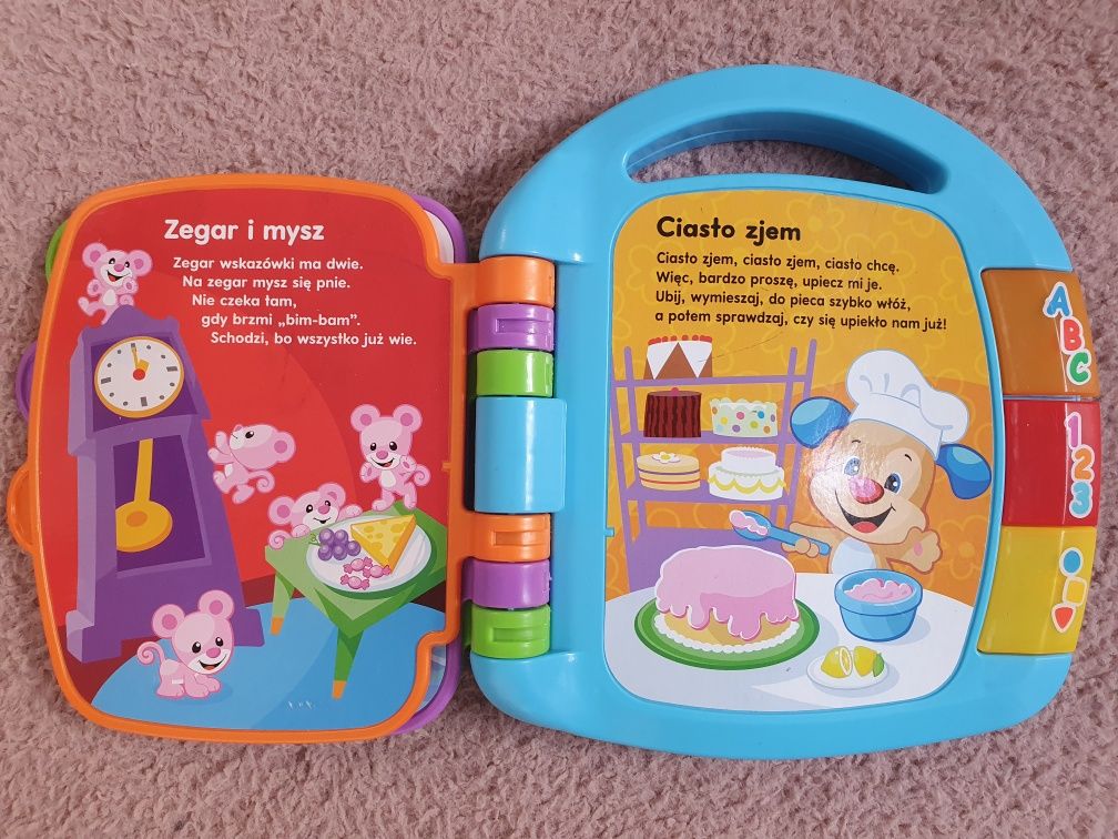 Fisher Price książka z wierszykami