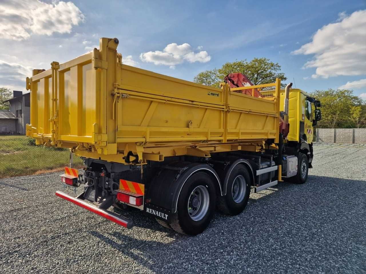 Renault C 380/6X4 Wywrotka +HDS Marrel