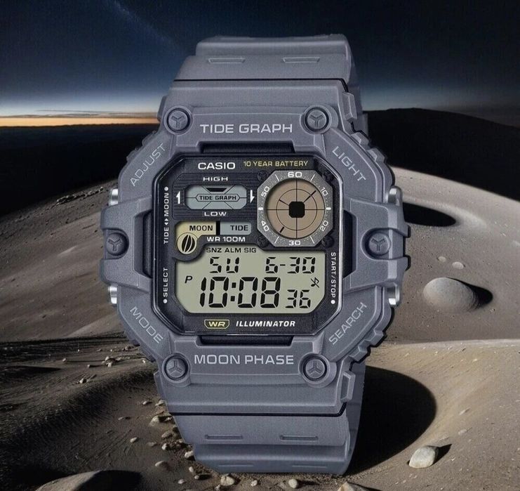 Чоловічий годинник Casio WS-1700H-8A. Оригінал.