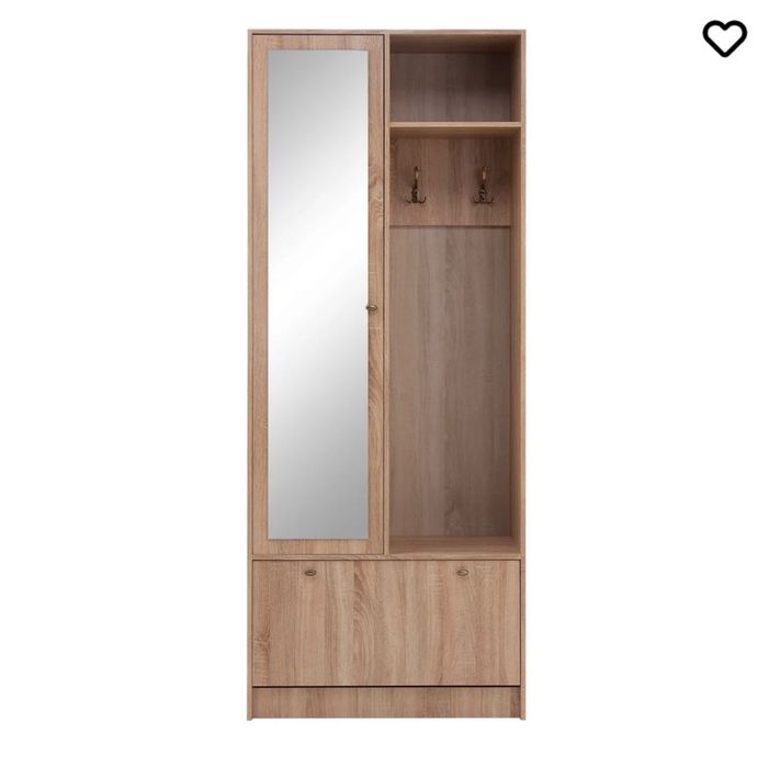Garderoba z lustrem