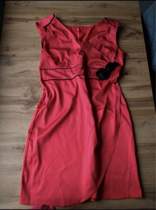 Sukienka czerwona wesele (44/46)