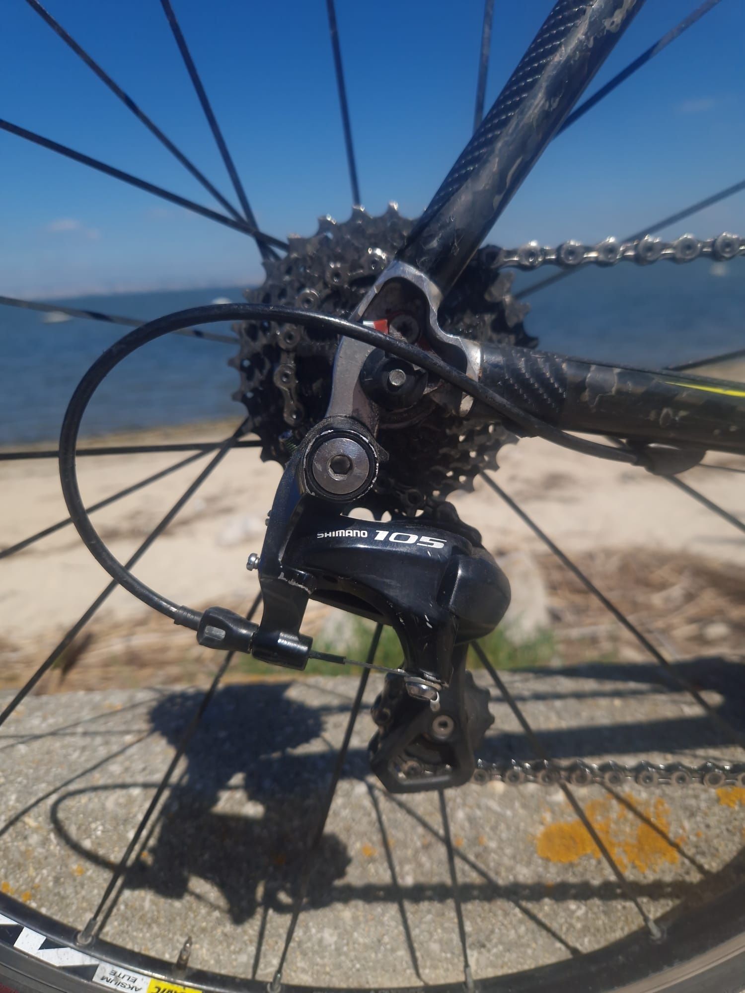 Bicicleta de carbono