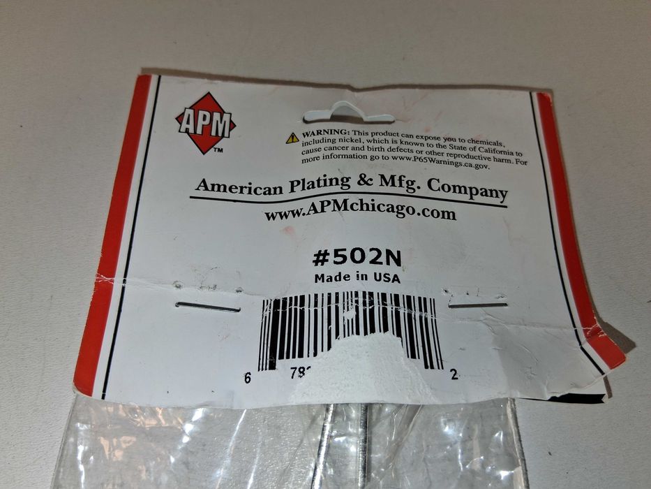 C077 Lira Nutowa APM Do Trąbki #502N Niklowana Clamp-On USA