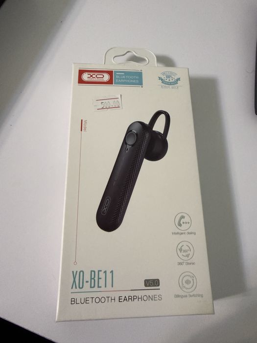 Гарнітура Bluetooth XO BE11 Black