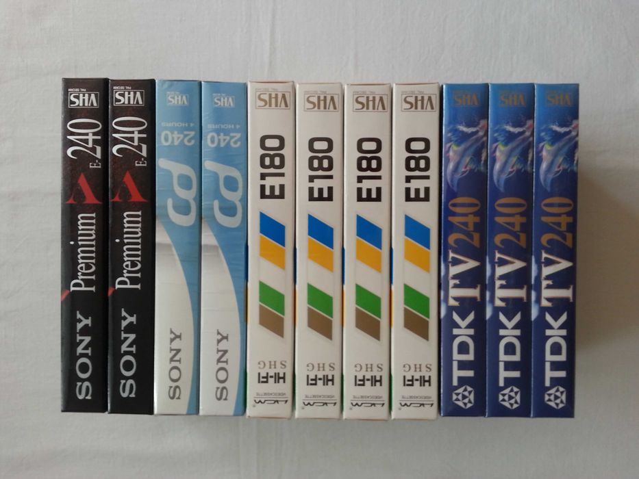 Kaseta VHS TDK, Sony, HCM [ nowa w folii ]