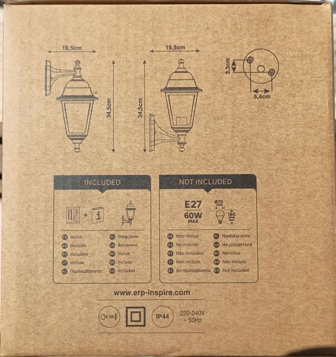 Vende-se, luminária de parede brilliante