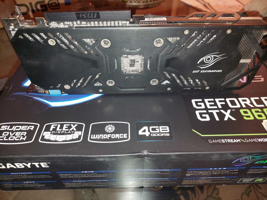 Gigabyte NVidia GeForce GTX 960 4GB - placa gráfica PCI-E