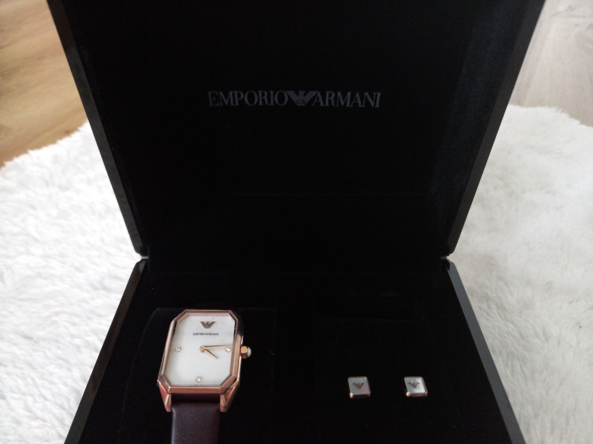 Zegarek Emporio Armani + Kolczyki Set