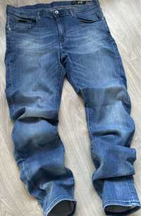 Spodnie Armani Exchange gumki stretch jeansowe męskie