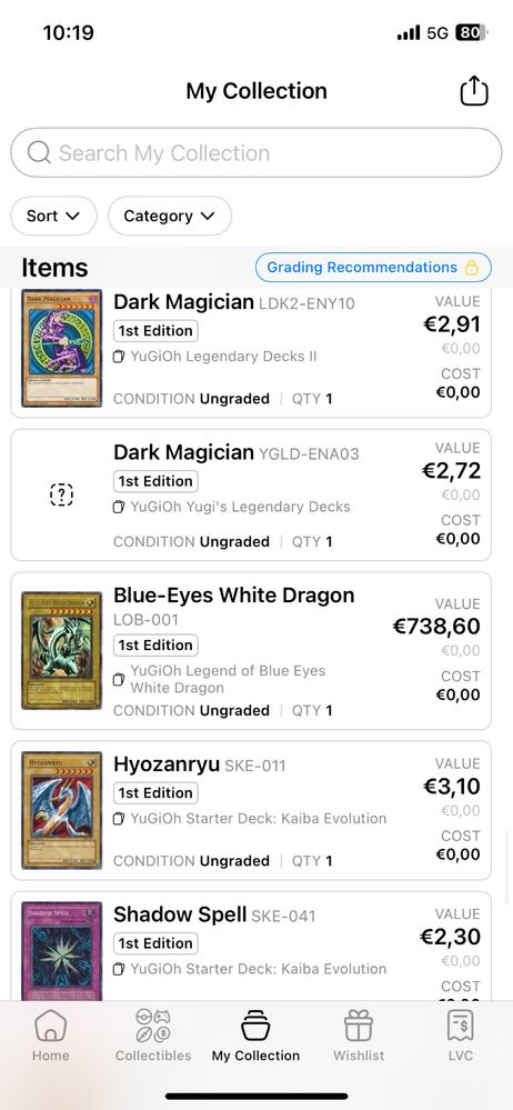 Cartas pokemon e yu-gi-oh
