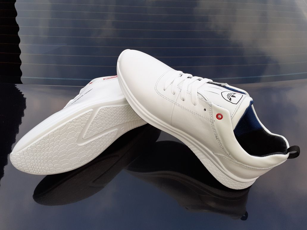 Adidas Porsche мужские белые кожаные кроссовки білі шкіряні кросівки