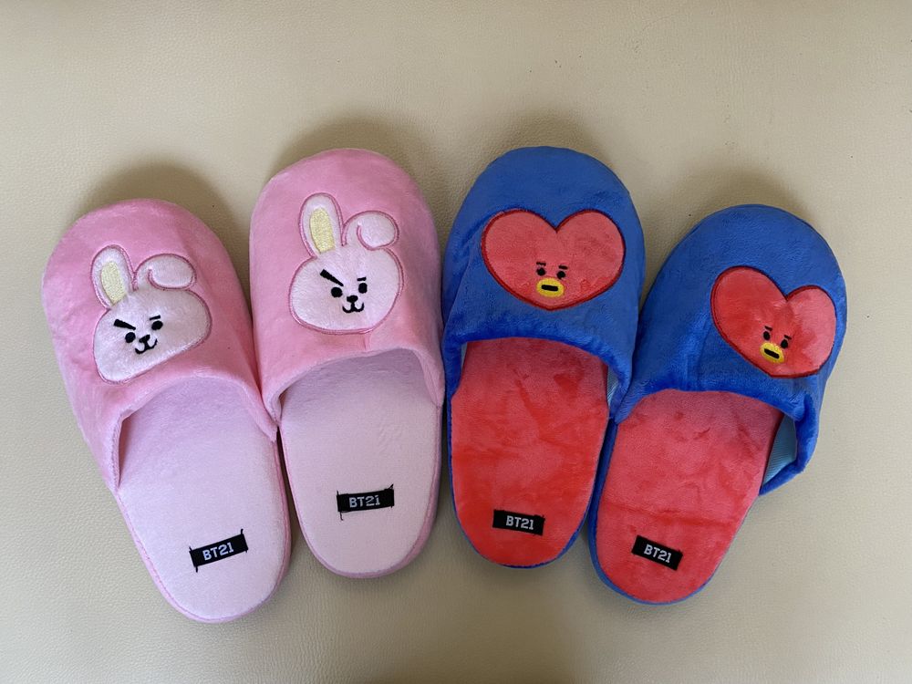 Домашні, комнатные тапочки bts, бтс, bt21