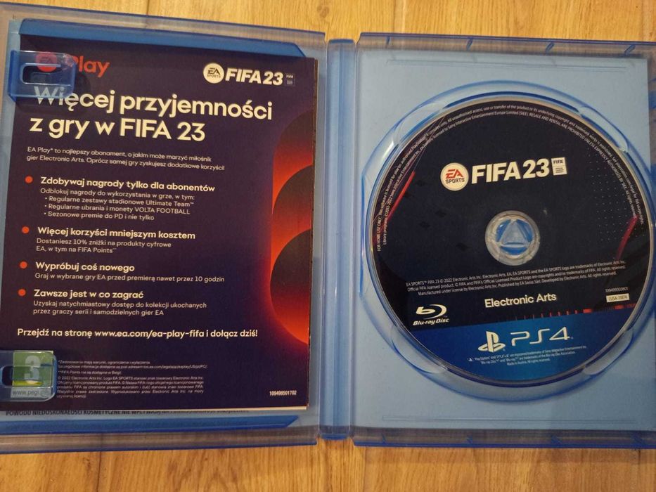 Gra FIFA 23 na PS4
