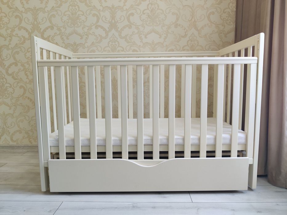 Ліжечко дитяче Верес  з шухлядою + подарунок