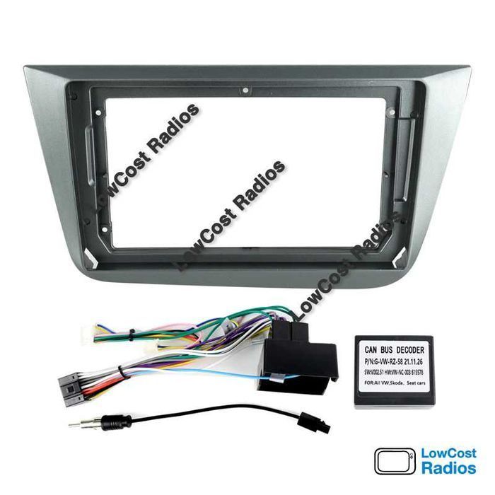 Auto Rádio 2DIN 9" SEAT LEON E SEAT ALTEA • Android 15