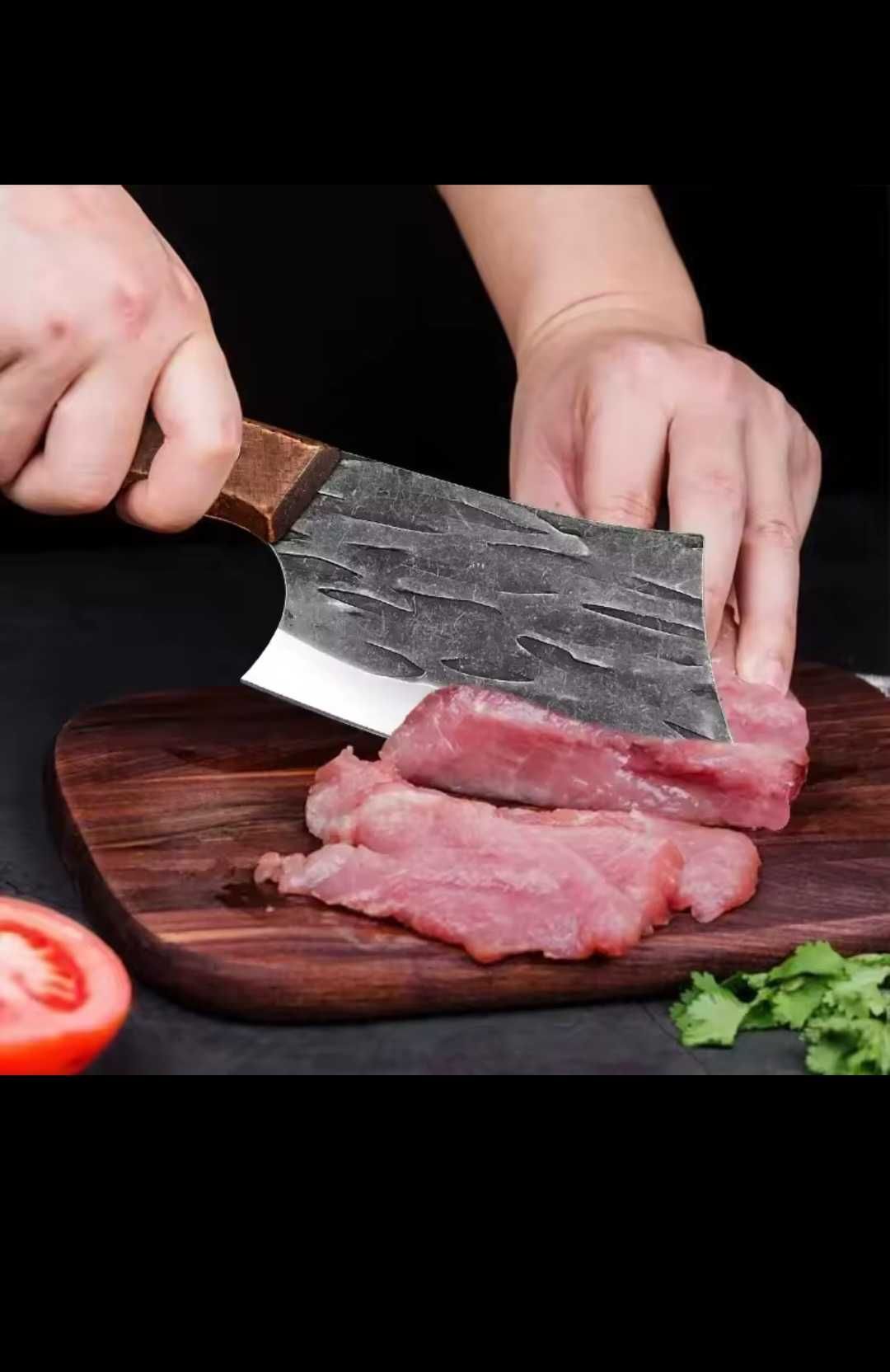 Нож для мяса Нож для нарезки овощей Кухонный нож Кований нож