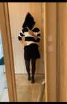 Damski sweter w paski