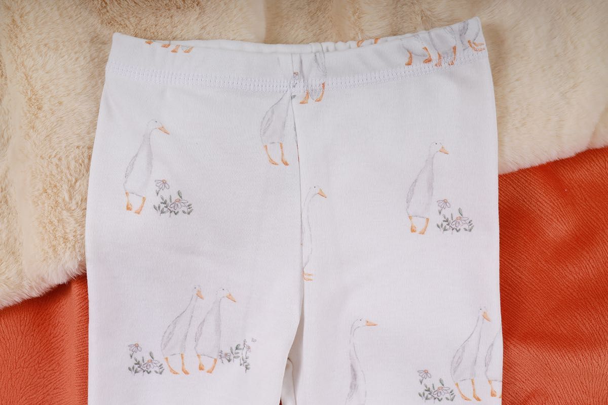 Spodnie bawełniane getry legginsy dla dzieci CERVIA gąski 86 cm