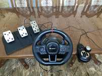 Ігровий руль з педалями та коробкою передач Tracer SimRacer