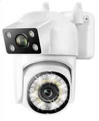 Kamera zewnętrzna, wifi, 2 obiektywy , śledzenie, alarmy, karta SD 64