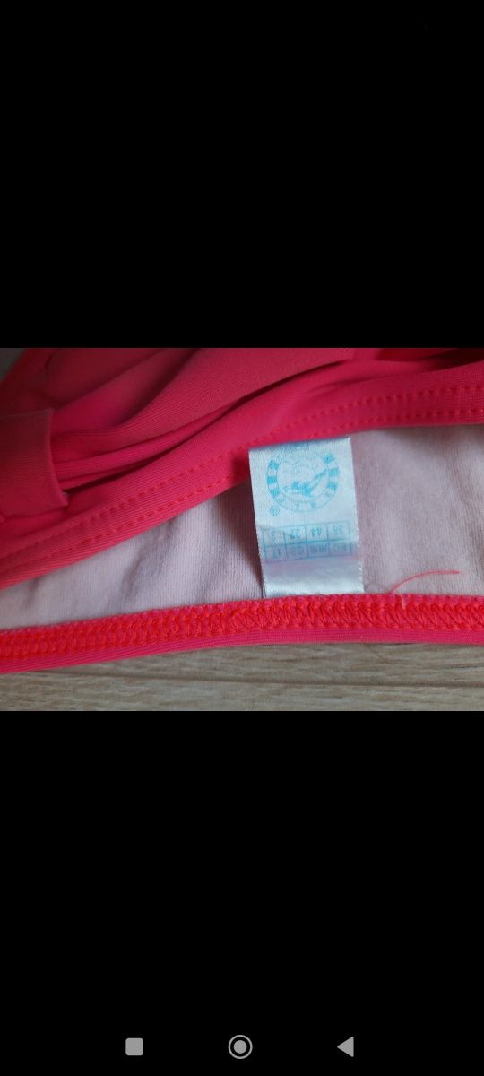 Self collection strój kąpielowy damski dwuczęściowy różowy neon 38 M B
