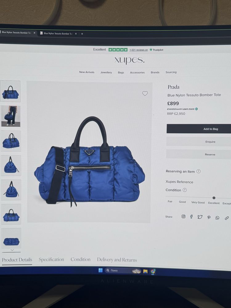 Сумка Prada Tessuto ОРИГІНАЛ! Нейлонова