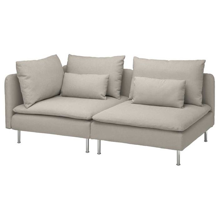IKEA SÖDERHAMN Pokrycie Sofy z otwartym końcem Fridtuna jasnobeżowy