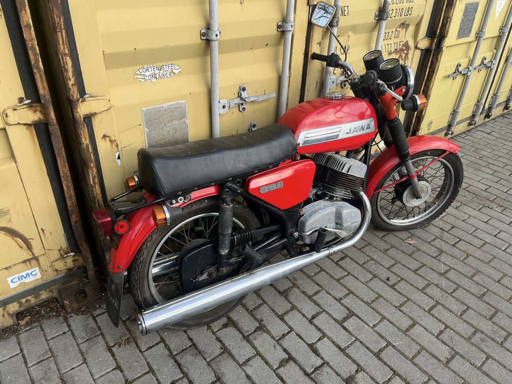 Jawa 350 z koszem