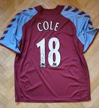 Koszulka Aston Villa 04/05 Carlton Cole 46/48 autograf Hummel