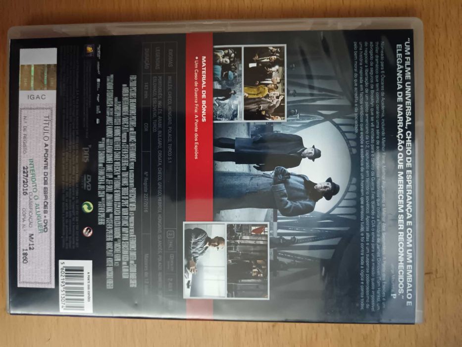 filme dvd original - a ponte dos espiões